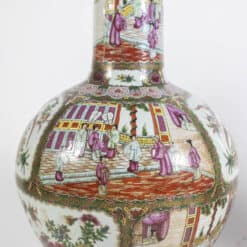 Canton Porcelain Vases - Painted - Styylish