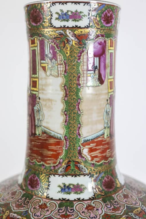 Canton Porcelain Vases - Neck Decor Details - Styylish