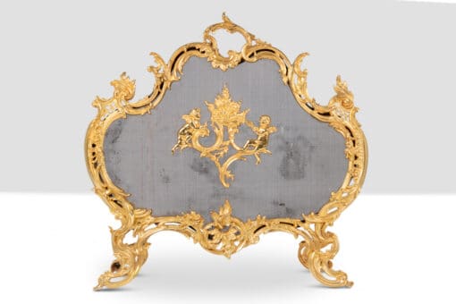 Louis XV Style Ormolu Fir Screen - Full Profile - Styylish