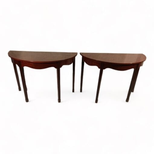 A Pair of Demi Lune Console Tables- Styylish