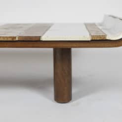 Roger Capron Coffee Table - Edge of Wooden Base - Styylish