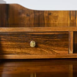 Retractable Rosewood Secretary Desk - Left Side Drawer - Styylish