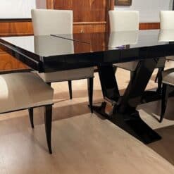 Art Deco Expandable Dining Table - With Chairs - Styylish