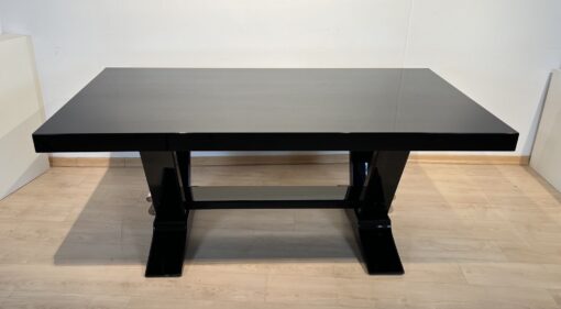 Art Deco Expandable Dining Table - Front Profile - Styylish