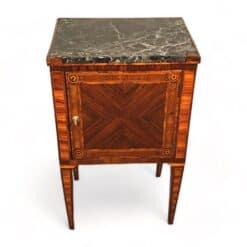 Antique French Louis XVI Nightstand - front view - Styylish