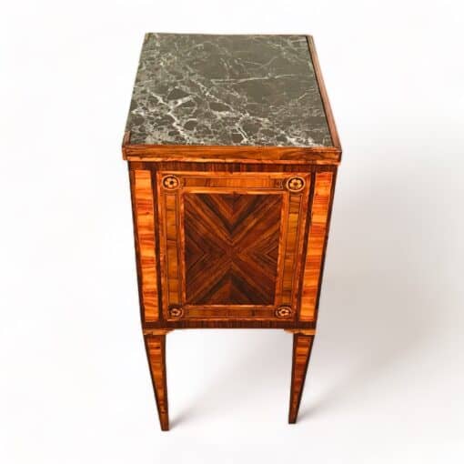 Antique French Louis XVI Nightstand -side view left- Styylish