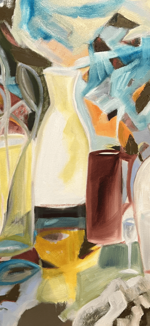 Artwork by Cécile Ganne- detail of yellow bottle- Styylish
