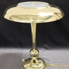 Italian Brass Table Lamp by Oscar Torlasco for Lumi, 1950s