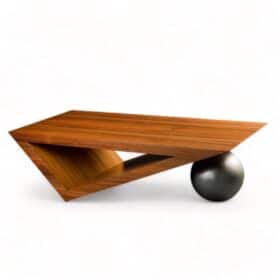 Rotating Coffee table by Julien Lachaud, 