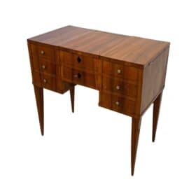 Biedermeier Dressing Table, Walnut Veneer, South Germany circa 1830