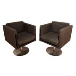 Pair of Cubic Swivel Chairs- Styylish