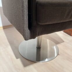 Pair of Cubic Swivel Chairs - Chrome Base - Styylish