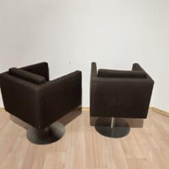 Pair of Cubic Swivel Chairs - Back Details - Styylish