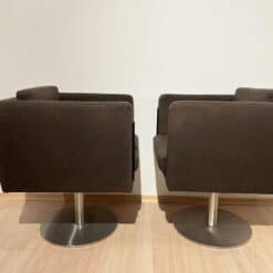 Pair of Cubic Swivel Chairs - Side Profiles - Styylish