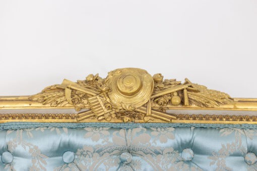 Louis XVI Style Chauffeuse - Golden Decorations - Styylish