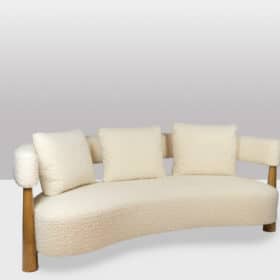 3-Seater Bean Shaped Sofa, Contemporary Work