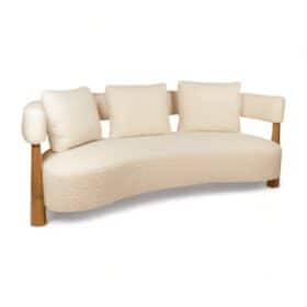 3-Seater Bean Shaped Sofa, Contemporary Work