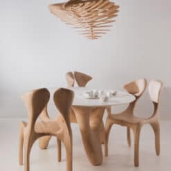 Cyryl Zakrzewski- Dune Carved Chair - Multiple Chairs at Table - Styylish