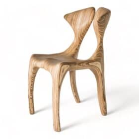 Dune Carved Chair, Handcrafted, Limited Edition