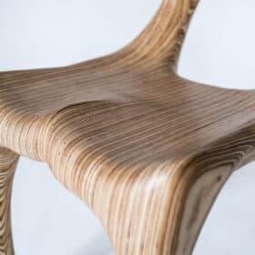 Dune Carved Chair, Handcrafted, Limited Edition