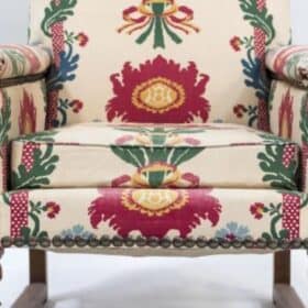 Set of Four Louis XIV Style Armchairs, 20th Century