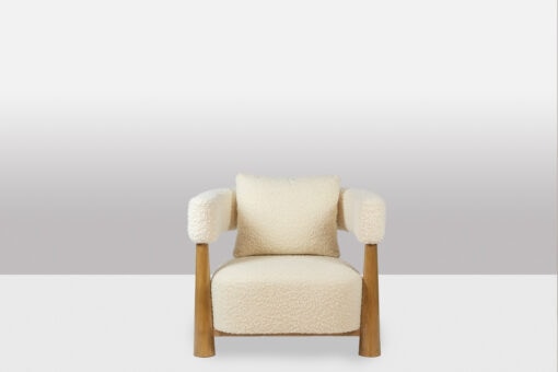 Pair of “Bean” Shaped Armchairs - Full Profile - Styylish