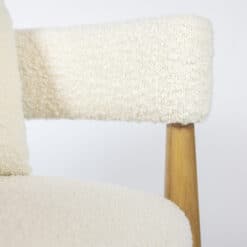 Pair of “Bean” Shaped Armchairs - Armrest Detail - Styylish