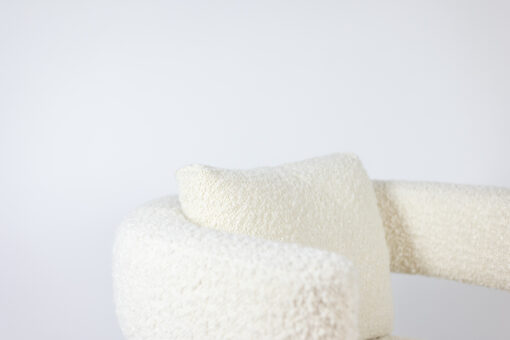 Pair of “Bean” Shaped Armchairs - Cushion Detail - Styylish