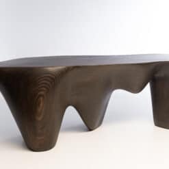 Flow Carved Bench - With White Background - Styylish