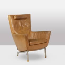 Pair of Leather Armchairs - Side - Styylish
