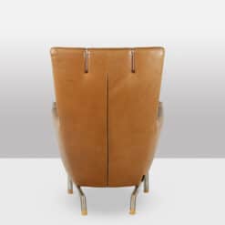 Pair of Leather Armchairs - Back Profile - Styylish