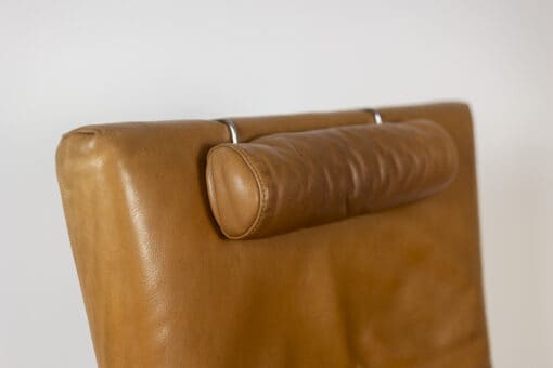 Pair of Leather Armchairs - Headrest Detail - Styylish