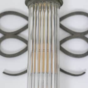 Pair of Cylindrical Art Deco Style Wall Lights, 1920s