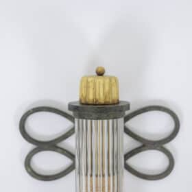 Pair of Cylindrical Art Deco Style Wall Lights, 1920s