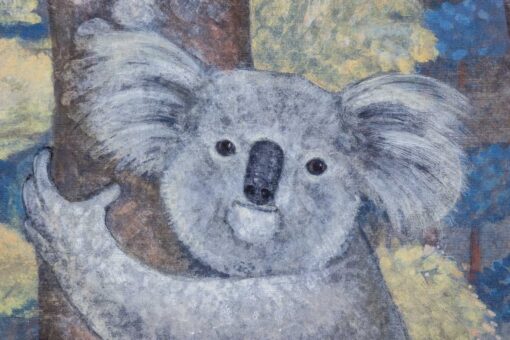 Painting of Koalas - Face Detail - Styylish