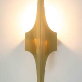 Doria Leuchten Wall Lights in Gilded Brass, Series of 4, 1970s