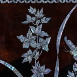 Asian-Style Lacquer Panels - Flower Decoration - Styylish