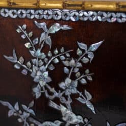 Asian-Style Lacquer Panels - Floral Detail - Styylish