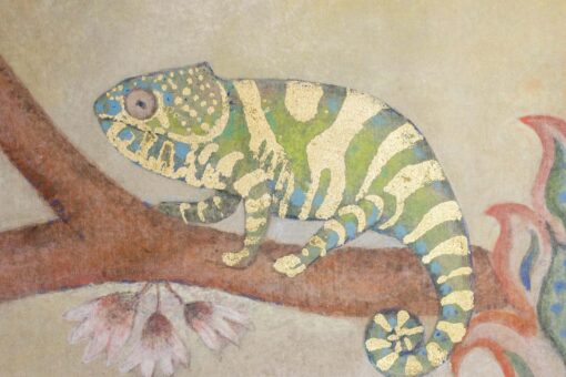 Painting of a Chameleon - Chameleon Detail - Styylish