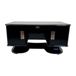 Black Art Deco Desk - Front - Styylish