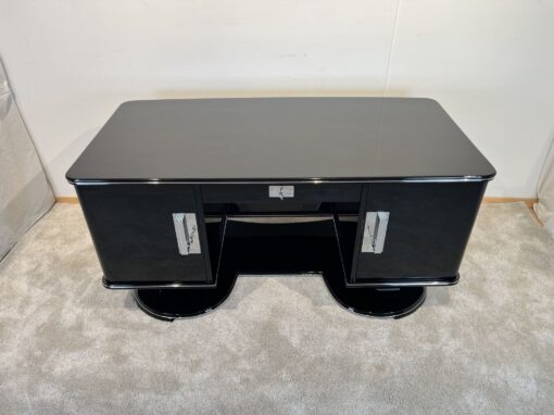 Black Art Deco Desk - Full - Styylish