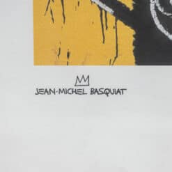 Colorful Jean-Michel Basquiat Silkscreen - Signature - Styylish