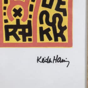 Keith Haring Silkscreen, 1990s
