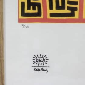 Keith Haring Silkscreen, 1990s