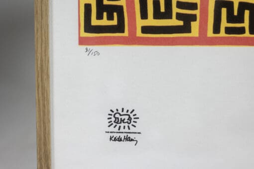 Keith Haring Silkscreen - Edition Number - Styylish