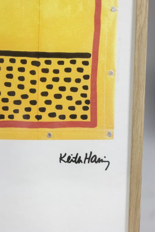 Vibrant Keith Haring Silkscreen - Signature - Styylish