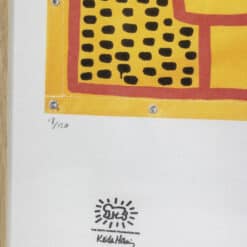 Vibrant Keith Haring Silkscreen - Mark - Styylish