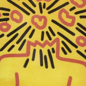 Vibrant Keith Haring Silkscreen, 1990s