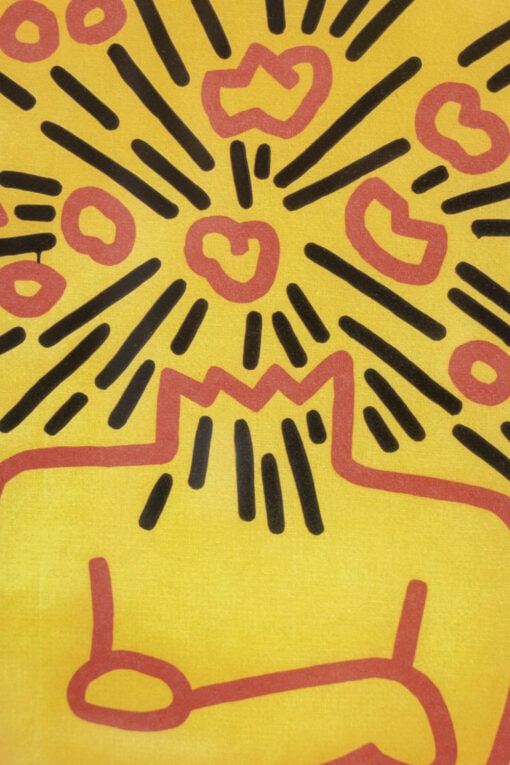 Vibrant Keith Haring Silkscreen - Head - Styylish