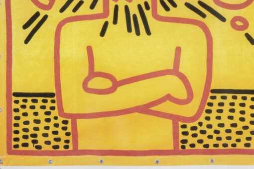 Vibrant Keith Haring Silkscreen - Arms - Styylish